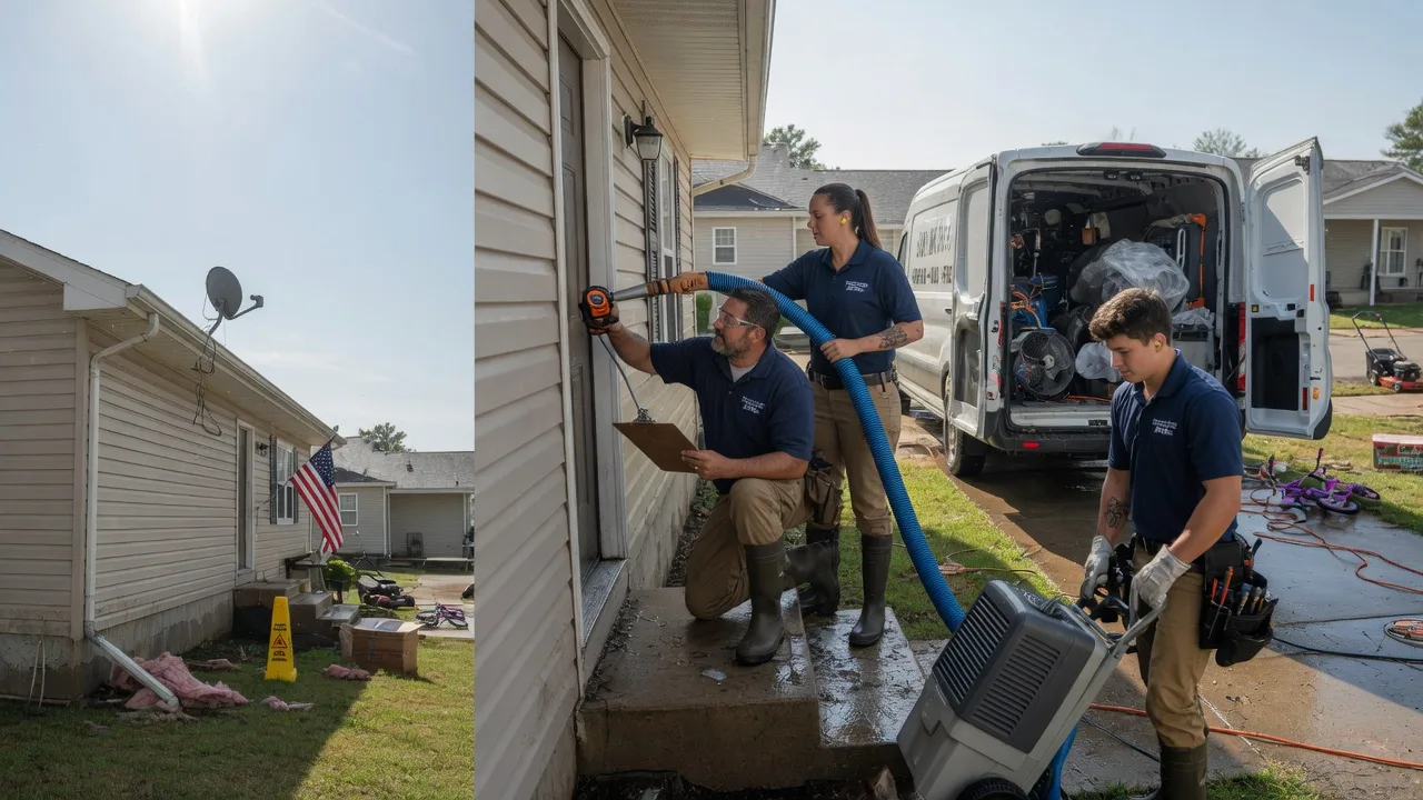 Ceiling Water Damage Restoration in Rome, IL near me